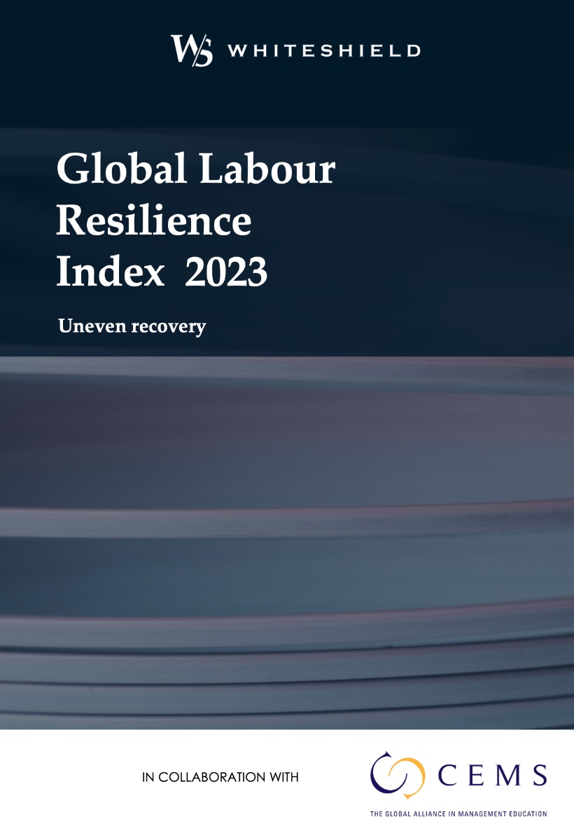 Global Labour Resilience Index 2023: Uneven Recovery, report cover