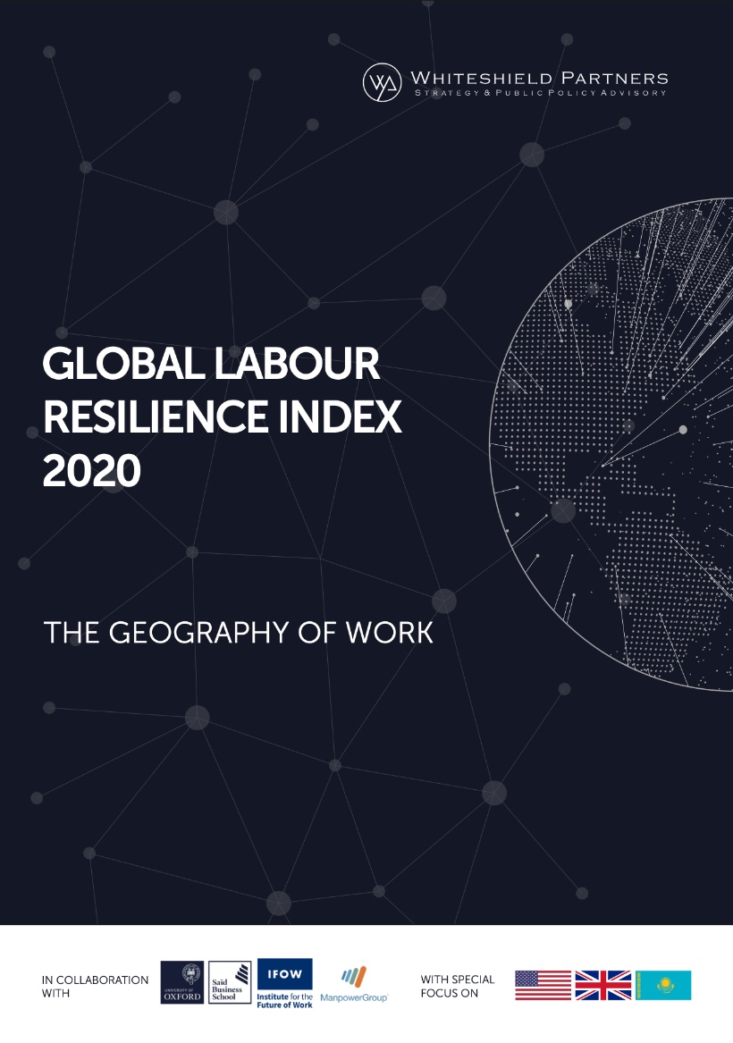 Global Labour Resilience Index 2020: The Geography of Work, report cover